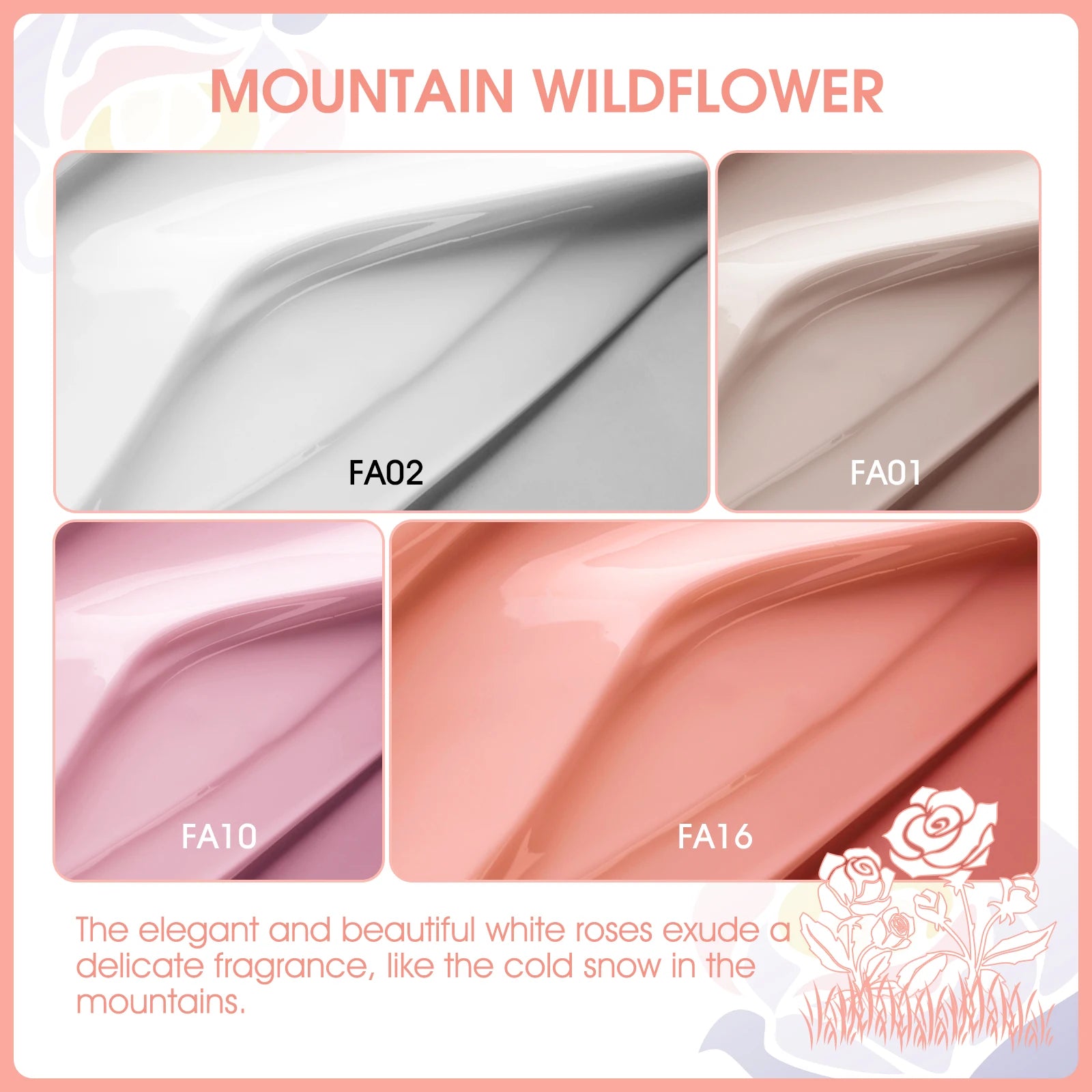 Rosalind Mini Gel Nail Polish Set