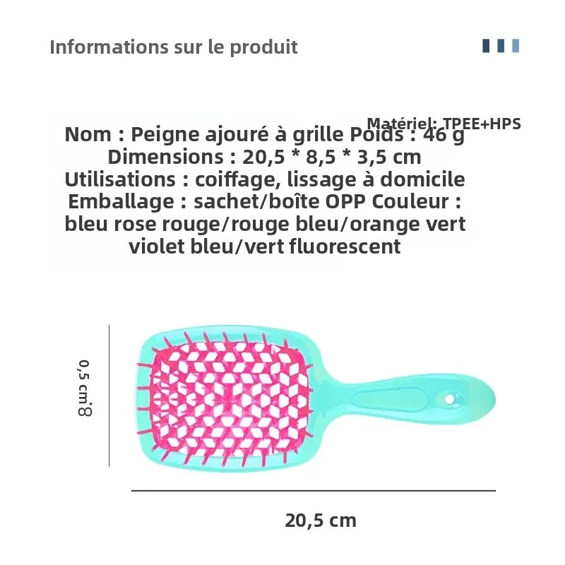 Lightweight Detangling Hair Comb Set