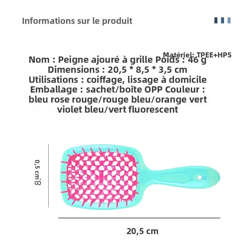 Lightweight Detangling Hair Comb Set