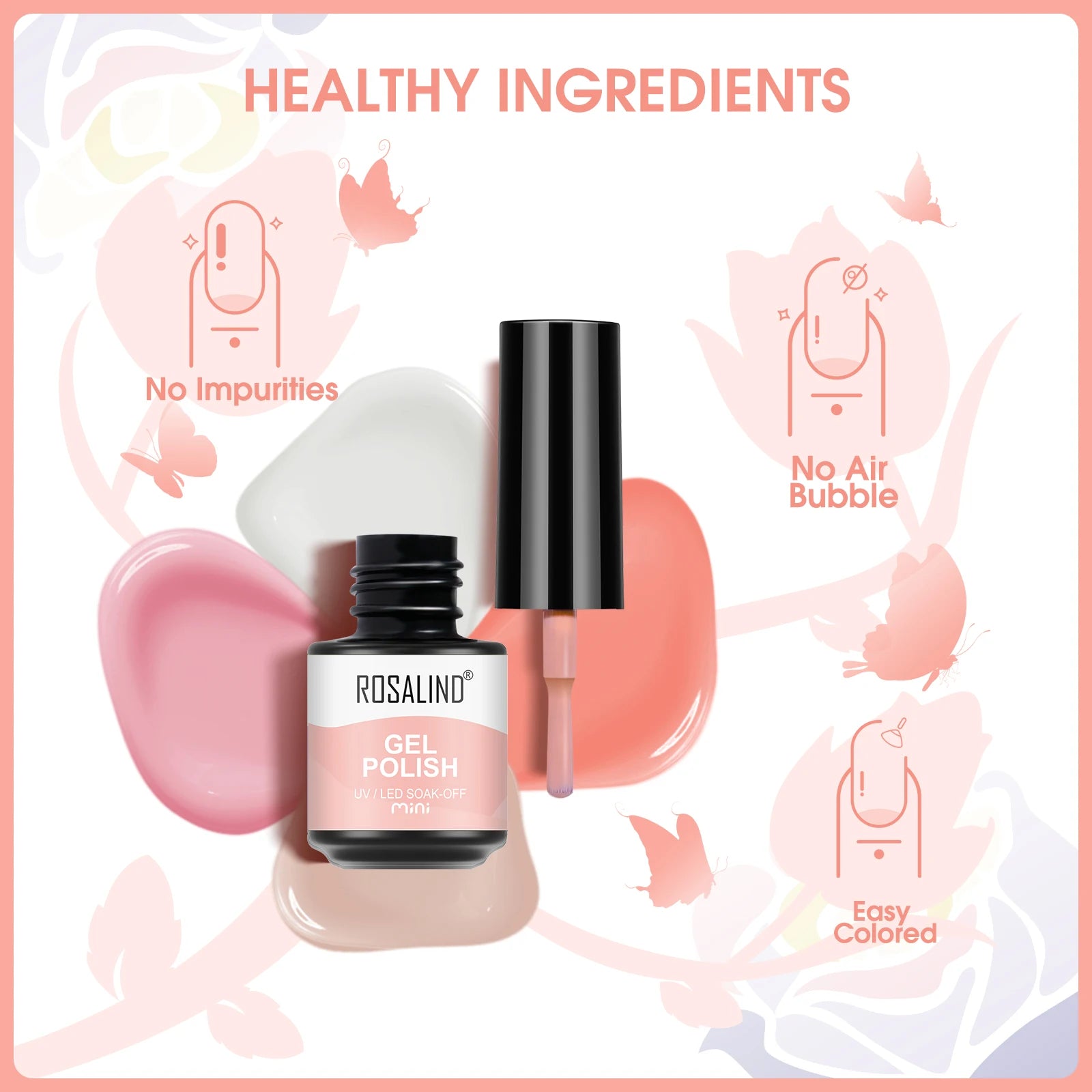 Rosalind Mini Gel Nail Polish Set